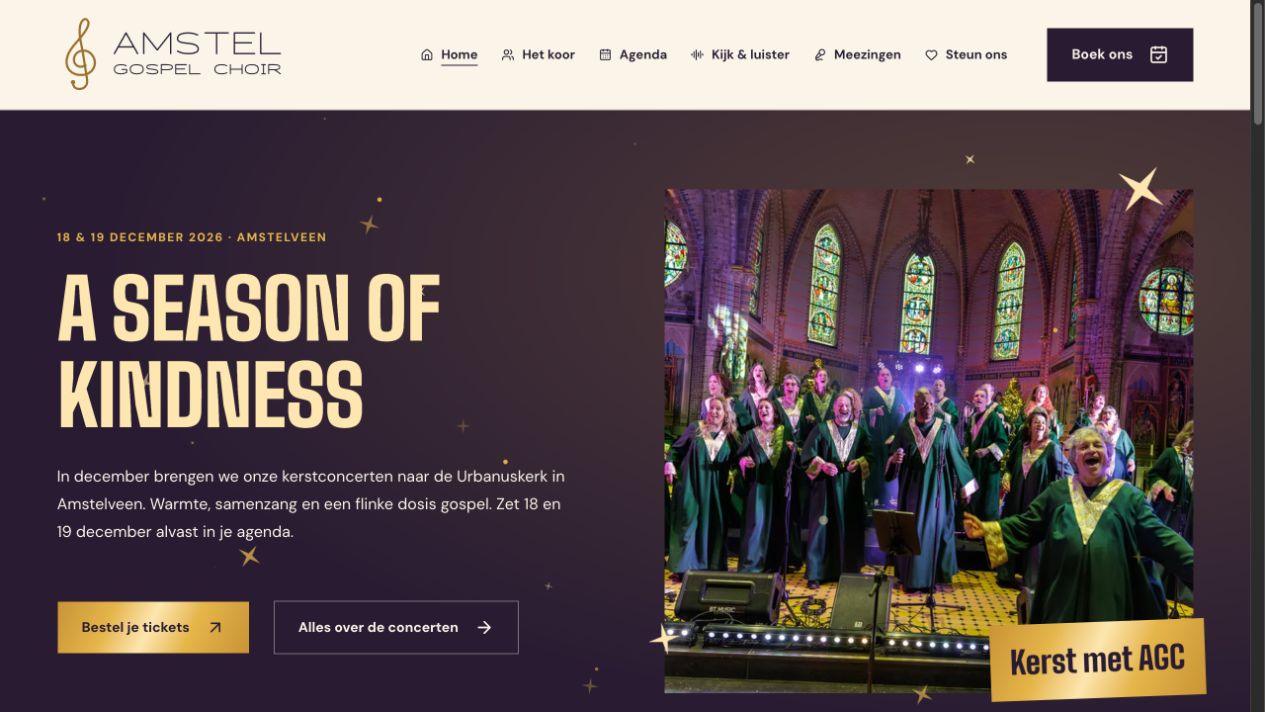 Amstel Gospel Choir — Na · Klaar voor Studio