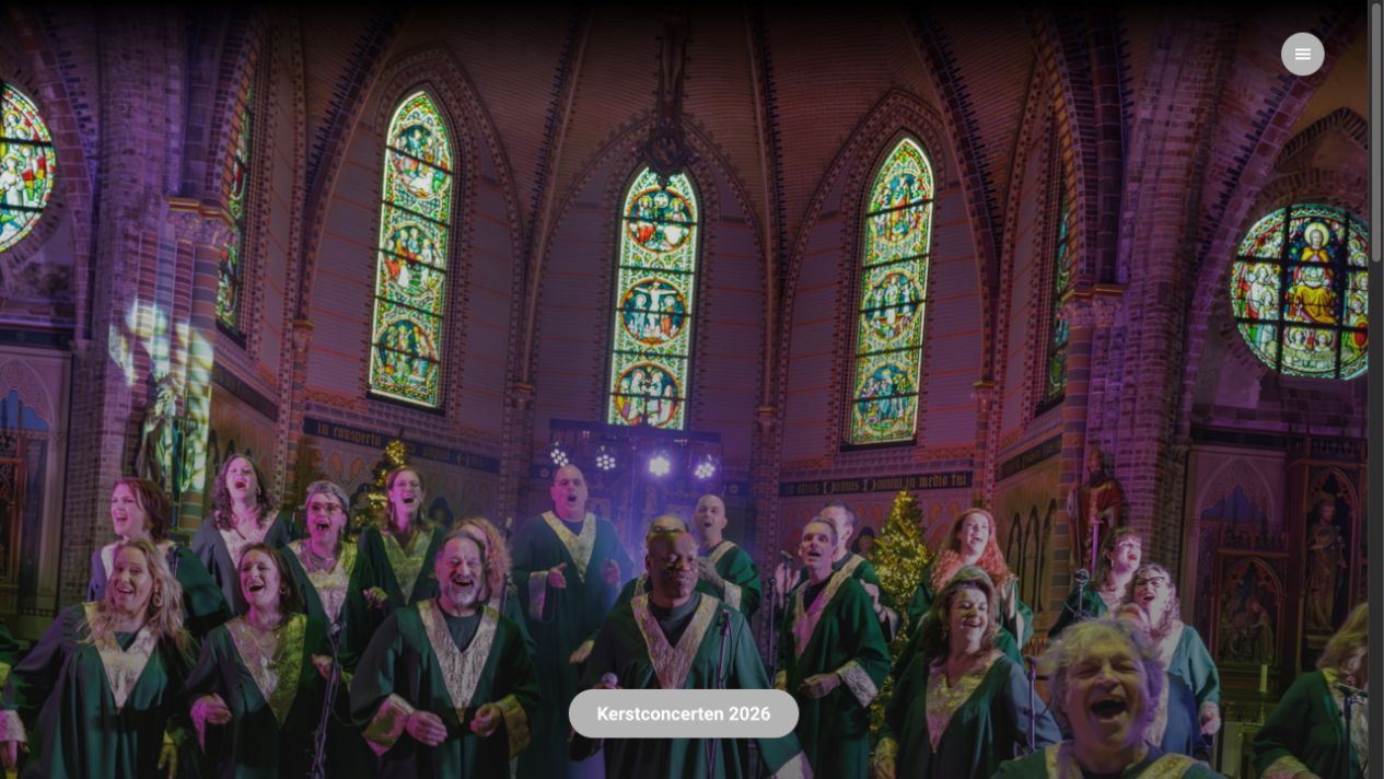 Amstel Gospel Choir — Voor · Oorspronkelijke website